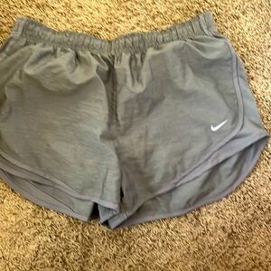 Women’s Nike Dri fit grey shorts